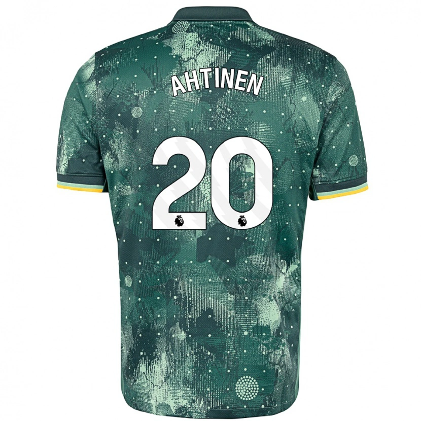 Danxen Kinderen Olga Ahtinen #20 Muntgroen Thuisshirt Derde Tenue 2024/25 T-Shirt