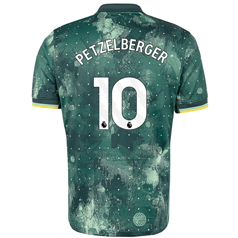 Danxen Kinderen Ramona Petzelberger #10 Muntgroen Thuisshirt Derde Tenue 2024/25 T-Shirt