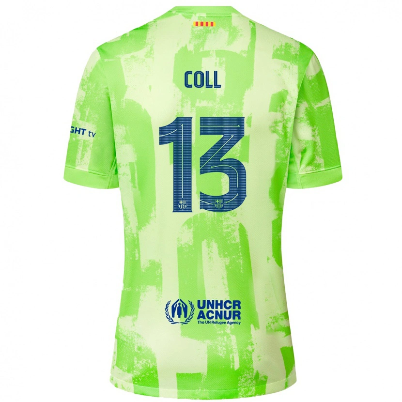 Danxen Kinderen Cata Coll #13 Limoen Thuisshirt Derde Tenue 2024/25 T-Shirt