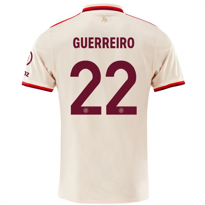 Danxen Kinderen Raphaël Guerreiro #22 Linen Thuisshirt Derde Tenue 2024/25 T-Shirt