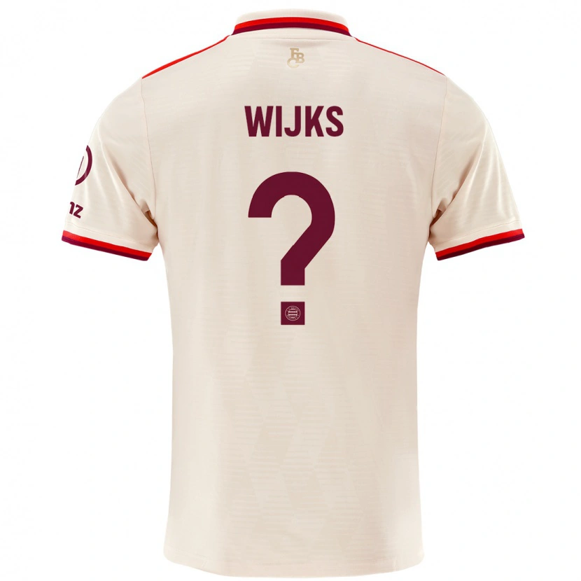 Danxen Kinderen Chivano Wijks #0 Linen Thuisshirt Derde Tenue 2024/25 T-Shirt