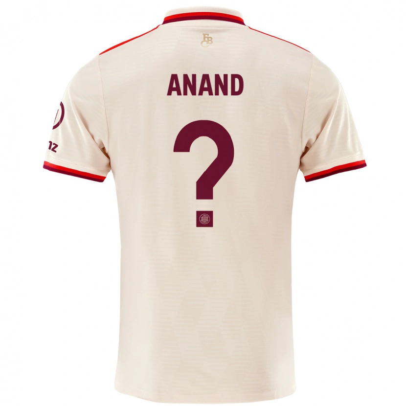 Danxen Kinderen Nico Anand #0 Linen Thuisshirt Derde Tenue 2024/25 T-Shirt