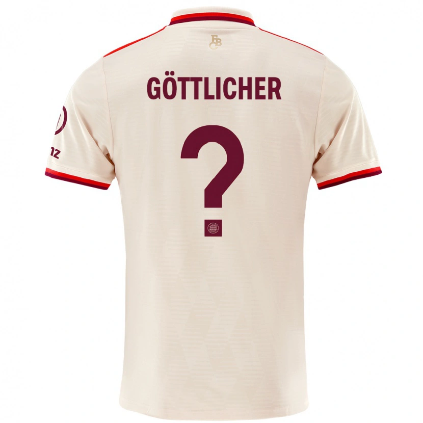 Danxen Kinderen Moritz Göttlicher #0 Linen Thuisshirt Derde Tenue 2024/25 T-Shirt