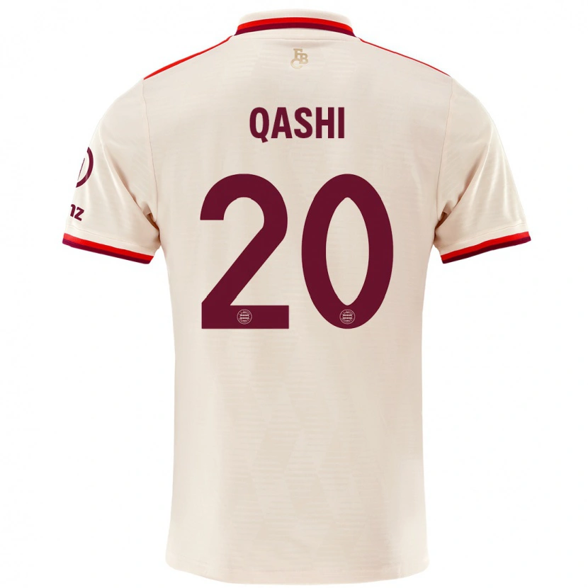 Danxen Kinderen Yousef Qashi #20 Linen Thuisshirt Derde Tenue 2024/25 T-Shirt
