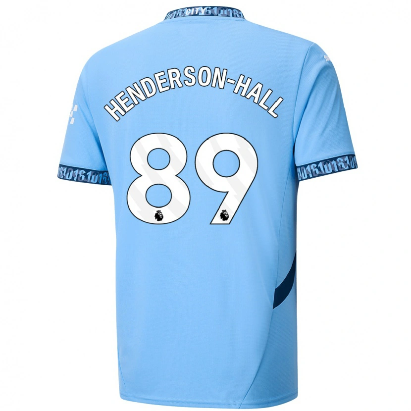 Danxen Heren Matty Henderson-Hall #89 Marineblauw Thuisshirt Thuistenue 2024/25 T-Shirt