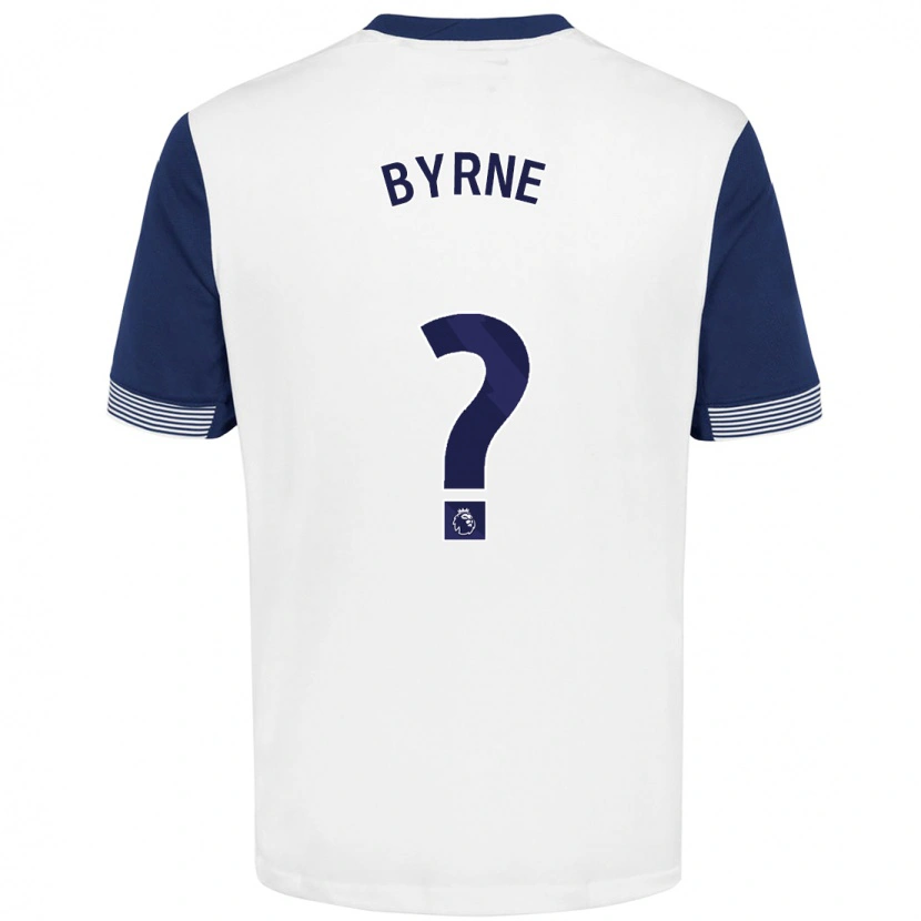 Danxen Heren Harry Byrne #0 Wit Blauw Thuisshirt Thuistenue 2024/25 T-Shirt