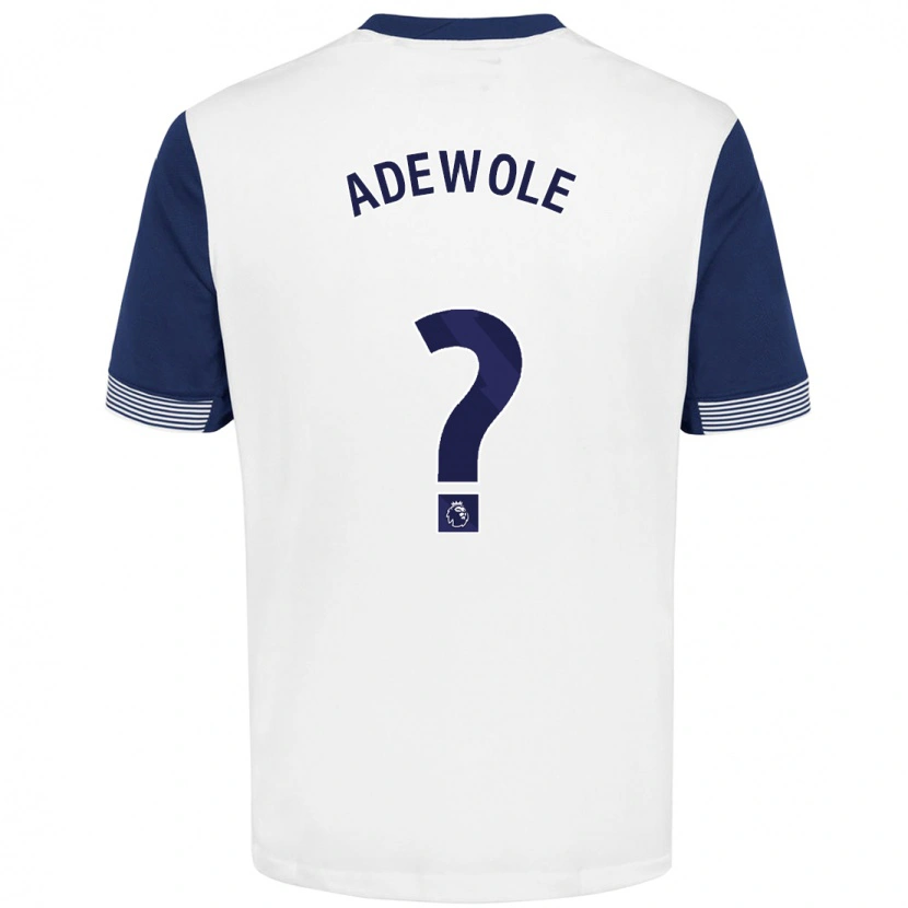 Danxen Heren Miracle Adewole #0 Wit Blauw Thuisshirt Thuistenue 2024/25 T-Shirt