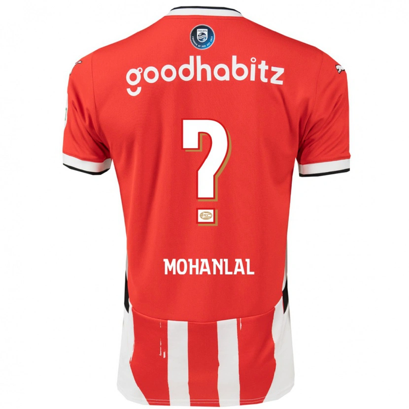 Danxen Heren Pawan Mohanlal #0 Rood Wit Thuisshirt Thuistenue 2024/25 T-Shirt