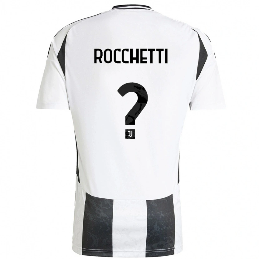 Danxen Heren Edoardo Rocchetti #0 Wit Zwart Thuisshirt Thuistenue 2024/25 T-Shirt