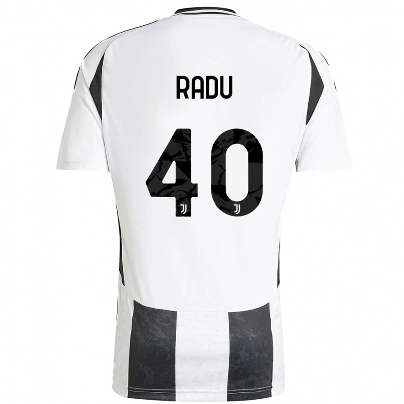 Danxen Heren Riccardo Radu #40 Wit Zwart Thuisshirt Thuistenue 2024/25 T-Shirt
