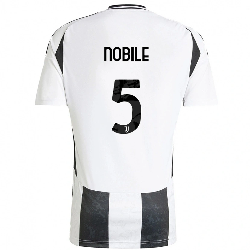 Danxen Heren Riccardo Nobile #5 Wit Zwart Thuisshirt Thuistenue 2024/25 T-Shirt