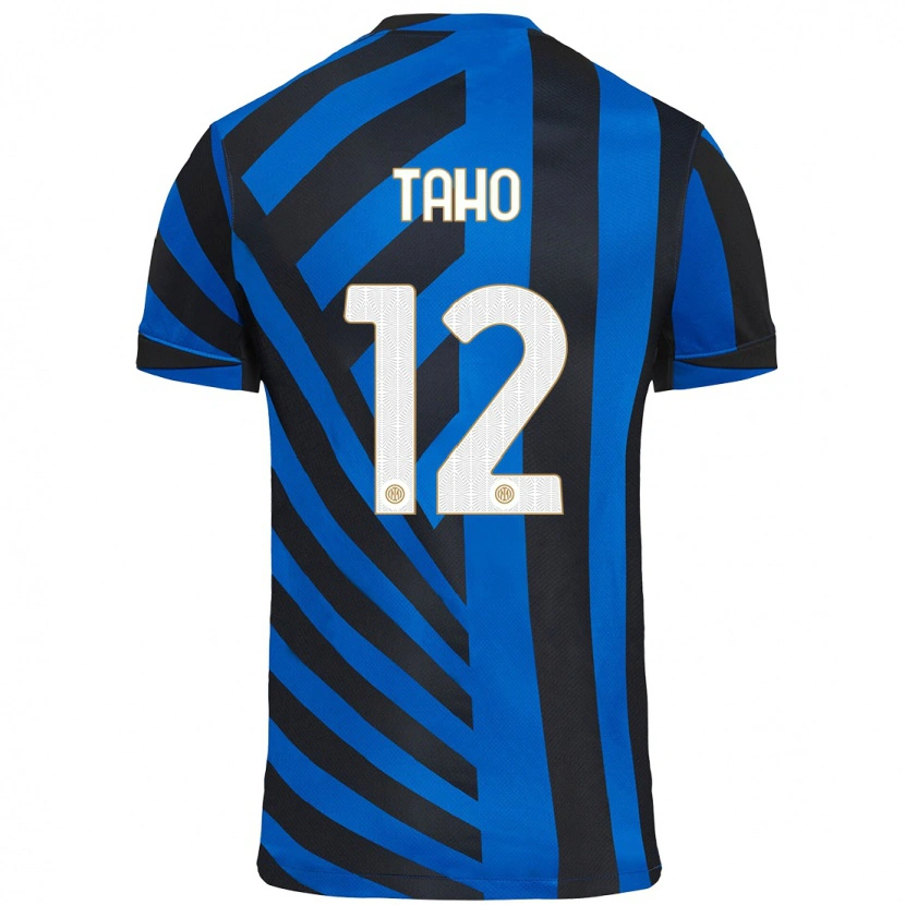 Danxen Heren Alain Taho #12 Blauw Zwart Thuisshirt Thuistenue 2024/25 T-Shirt