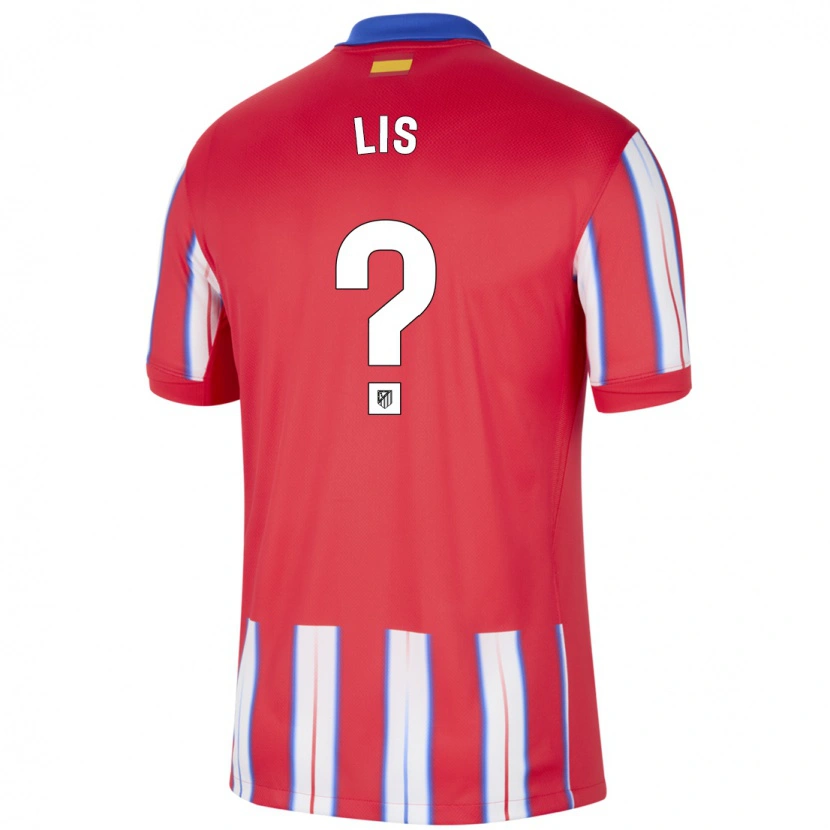 Danxen Heren Adrian Lis #0 Rood Wit Blauw Thuisshirt Thuistenue 2024/25 T-Shirt