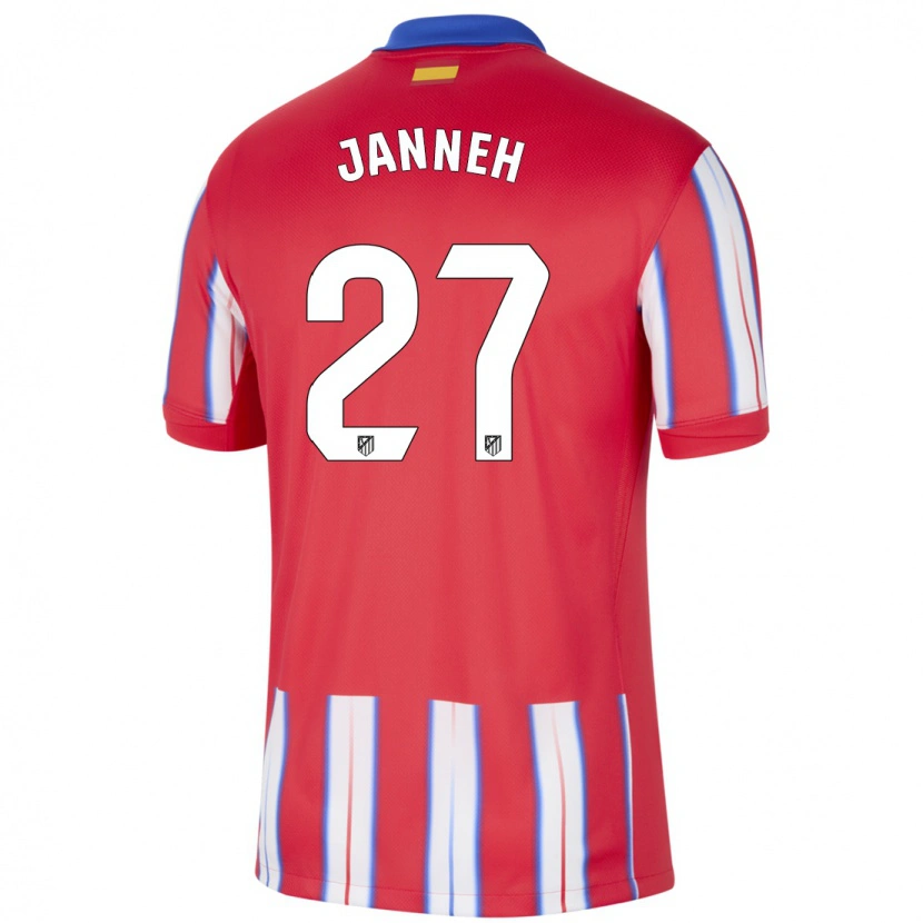 Danxen Heren Omar Janneh #27 Rood Wit Blauw Thuisshirt Thuistenue 2024/25 T-Shirt