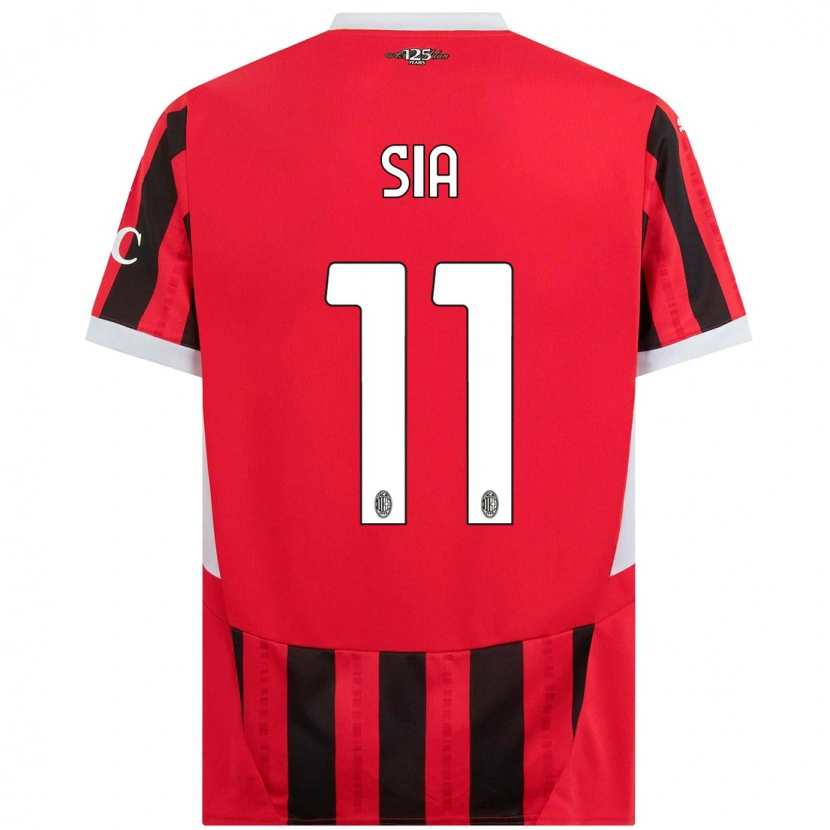 Danxen Heren Diego Sia #11 Rood Zwart Thuisshirt Thuistenue 2024/25 T-Shirt