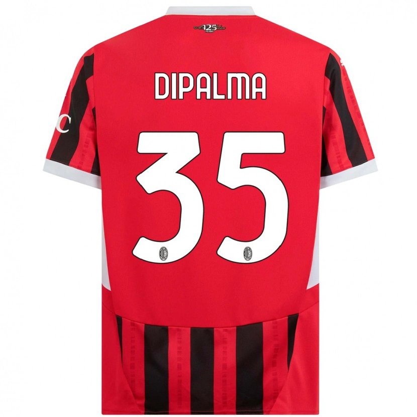 Danxen Heren Matteo Dipalma #35 Rood Zwart Thuisshirt Thuistenue 2024/25 T-Shirt