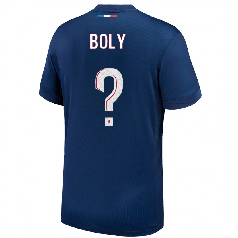 Danxen Heren David Boly #0 Marineblauw Wit Thuisshirt Thuistenue 2024/25 T-Shirt