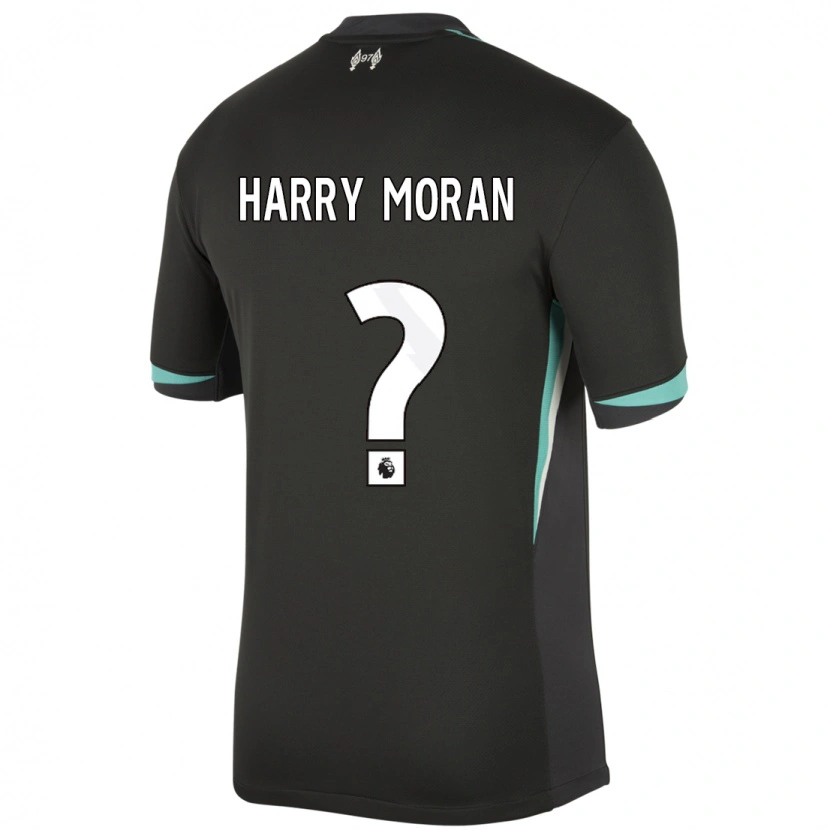 Danxen Heren Harry Moran #0 Zwart Antraciet Wit Uitshirt Uittenue 2024/25 T-Shirt