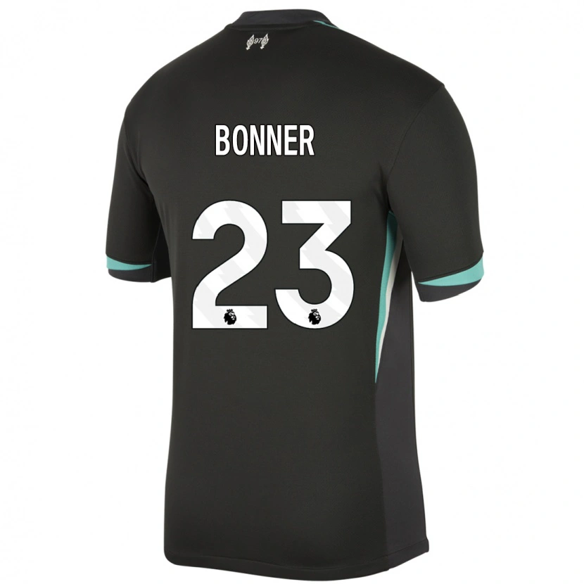 Danxen Heren Gemma Bonner #23 Zwart Antraciet Wit Uitshirt Uittenue 2024/25 T-Shirt