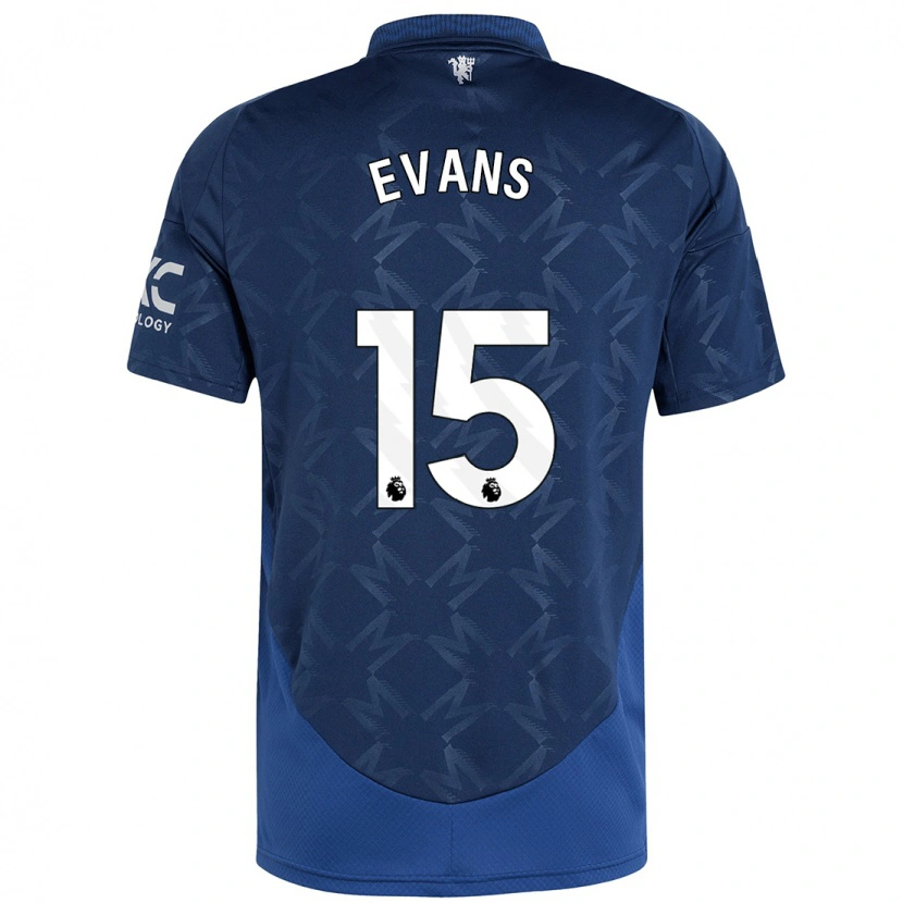Danxen Heren Gemma Evans #15 Indigo Uitshirt Uittenue 2024/25 T-Shirt