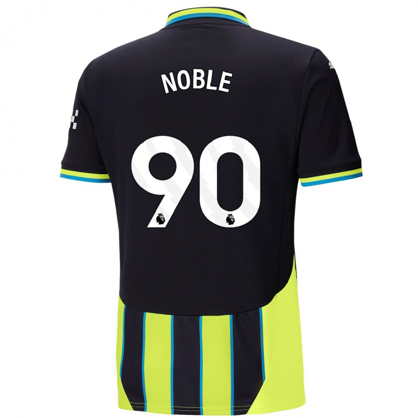 Danxen Heren Kian Noble #90 Blauw Geel Uitshirt Uittenue 2024/25 T-Shirt
