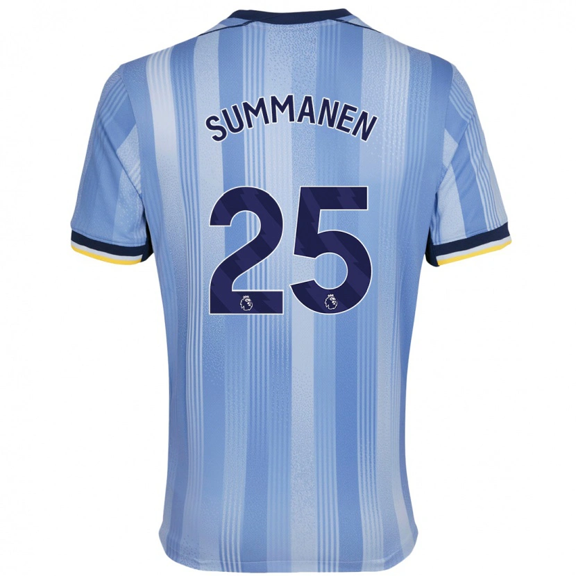 Danxen Heren Eveliina Summanen #25 Lichtblauw Uitshirt Uittenue 2024/25 T-Shirt