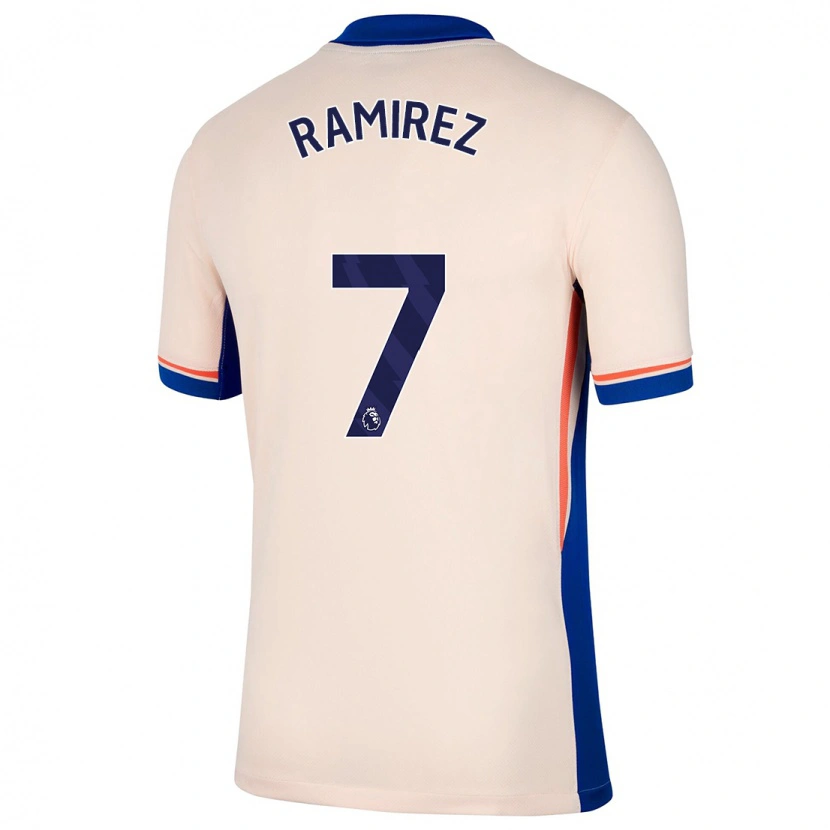 Danxen Heren Mayra Ramírez #7 Lichtbeige Uitshirt Uittenue 2024/25 T-Shirt