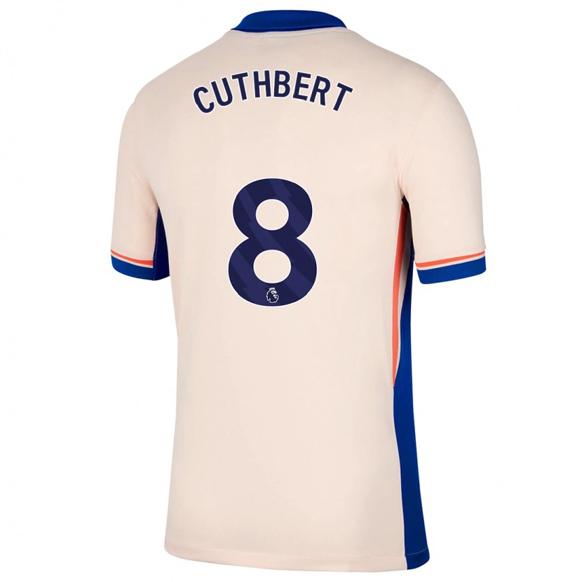 Danxen Heren Erin Cuthbert #8 Lichtbeige Uitshirt Uittenue 2024/25 T-Shirt