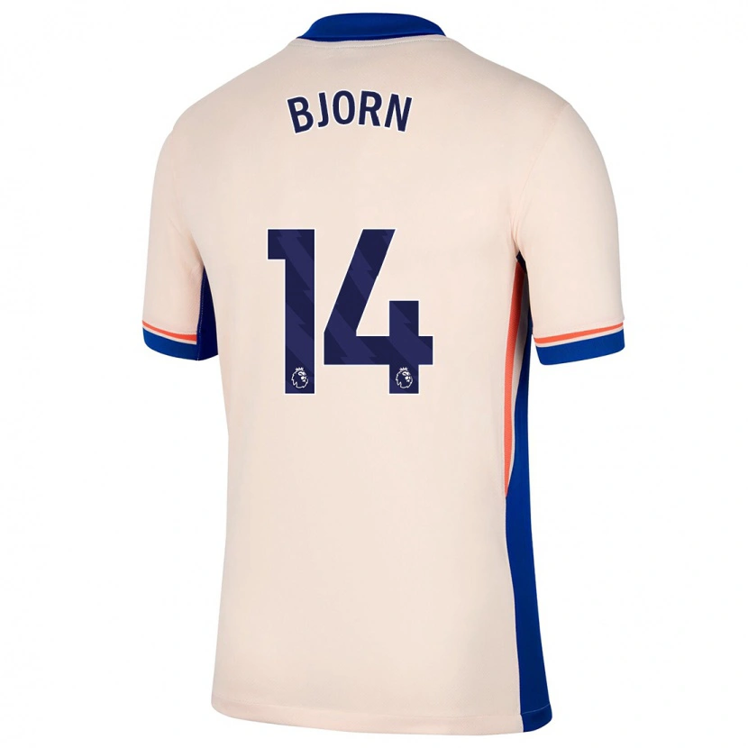 Danxen Heren Nathalie Björn #14 Lichtbeige Uitshirt Uittenue 2024/25 T-Shirt