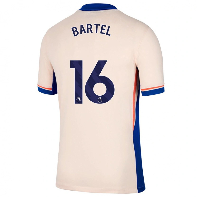 Danxen Heren Júlia Bartel #16 Lichtbeige Uitshirt Uittenue 2024/25 T-Shirt