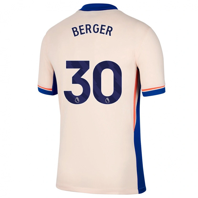 Danxen Heren Ann-Katrin Berger #30 Lichtbeige Uitshirt Uittenue 2024/25 T-Shirt