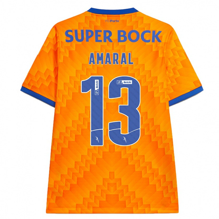 Danxen Heren Fábio Amaral #13 Oranje Uitshirt Uittenue 2024/25 T-Shirt