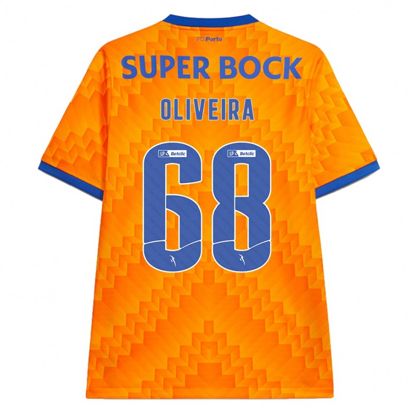 Danxen Heren André Oliveira #68 Oranje Uitshirt Uittenue 2024/25 T-Shirt