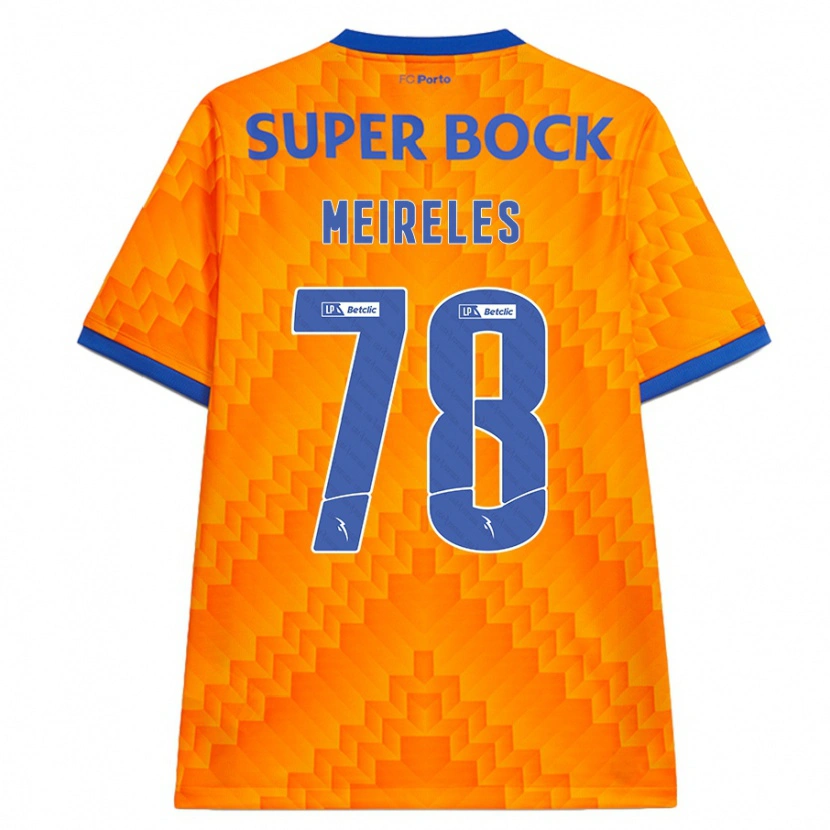 Danxen Heren Jorge Meireles #78 Oranje Uitshirt Uittenue 2024/25 T-Shirt
