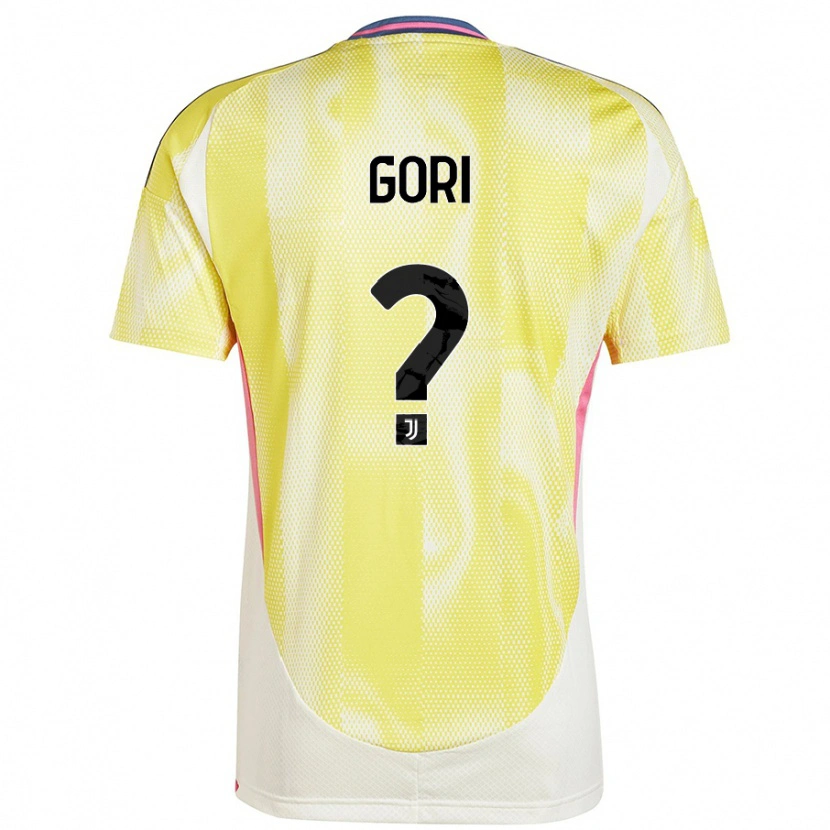 Danxen Heren Stefano Gori #0 Zonnig Geel Uitshirt Uittenue 2024/25 T-Shirt