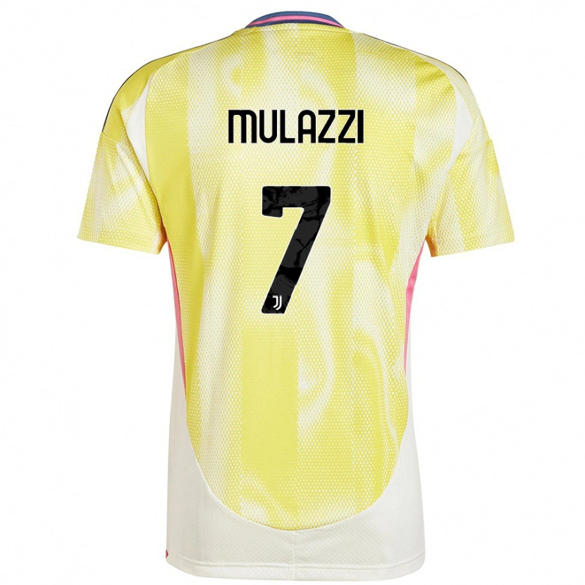 Danxen Heren Gabriele Mulazzi #7 Zonnig Geel Uitshirt Uittenue 2024/25 T-Shirt