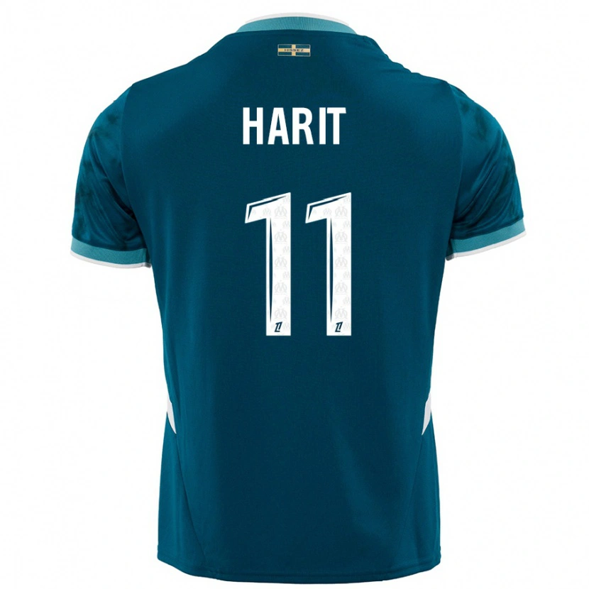 Danxen Heren Amine Harit #11 Turkoois Blauw Uitshirt Uittenue 2024/25 T-Shirt