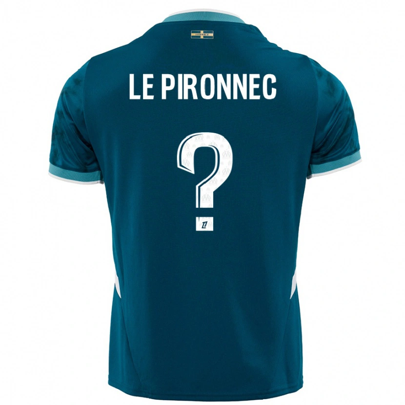 Danxen Heren Kélian Le Pironnec #0 Turkoois Blauw Uitshirt Uittenue 2024/25 T-Shirt