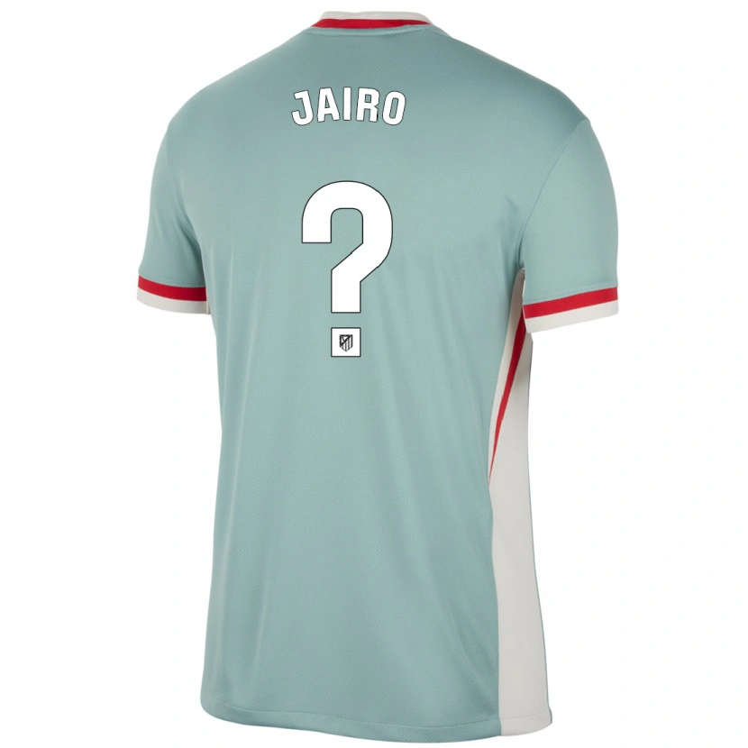 Danxen Heren Jairo Fernández #0 Lichtbeige Blauw Uitshirt Uittenue 2024/25 T-Shirt