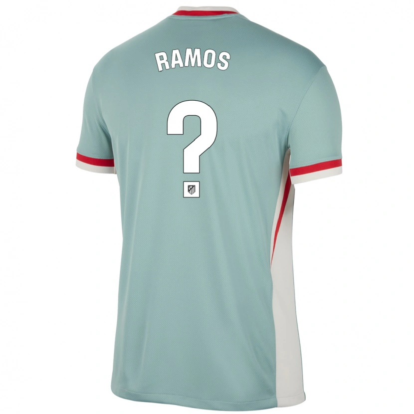 Danxen Heren Yeremaiah Ramos #0 Lichtbeige Blauw Uitshirt Uittenue 2024/25 T-Shirt