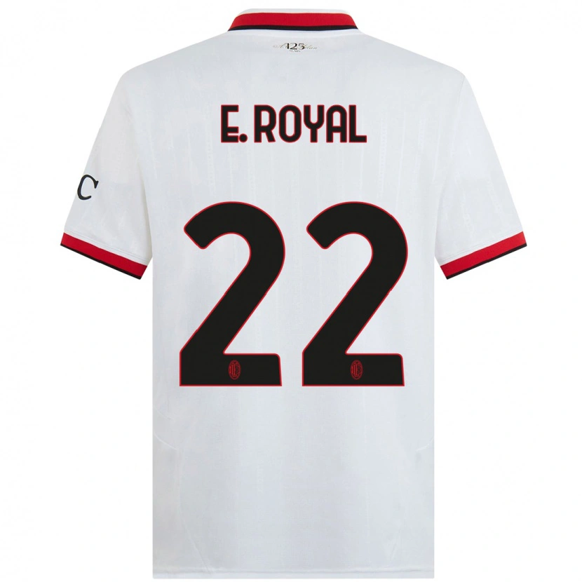 Danxen Heren Emerson Royal #22 Wit Zwart Rood Uitshirt Uittenue 2024/25 T-Shirt