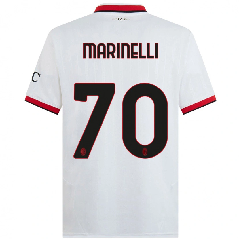 Danxen Heren Gloria Marinelli #70 Wit Zwart Rood Uitshirt Uittenue 2024/25 T-Shirt