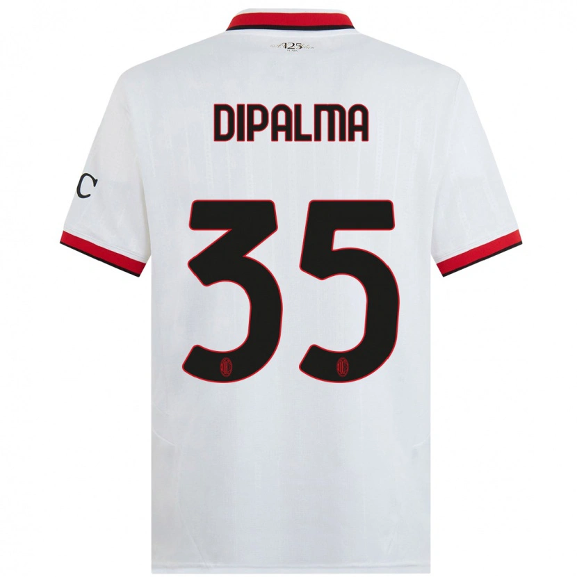 Danxen Heren Matteo Dipalma #35 Wit Zwart Rood Uitshirt Uittenue 2024/25 T-Shirt