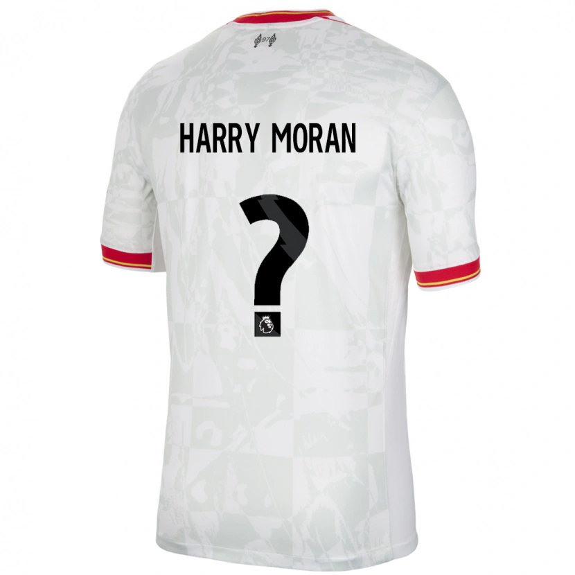 Danxen Heren Harry Moran #0 Wit Rood Zwart Thuisshirt Derde Tenue 2024/25 T-Shirt