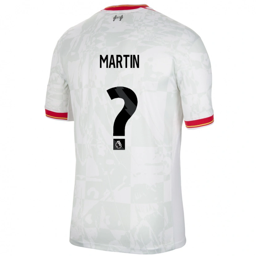 Danxen Heren Tyler Martin #0 Wit Rood Zwart Thuisshirt Derde Tenue 2024/25 T-Shirt