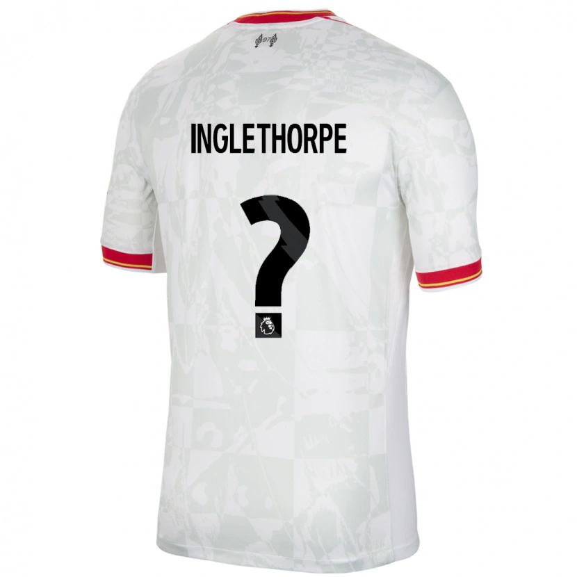 Danxen Heren Finn Inglethorpe #0 Wit Rood Zwart Thuisshirt Derde Tenue 2024/25 T-Shirt