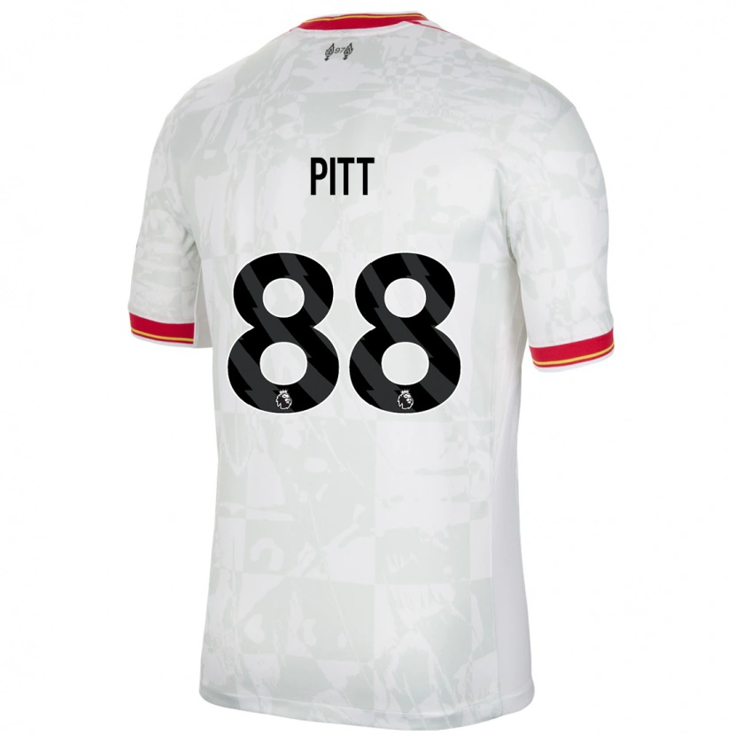 Danxen Heren Lucas Pitt #88 Wit Rood Zwart Thuisshirt Derde Tenue 2024/25 T-Shirt
