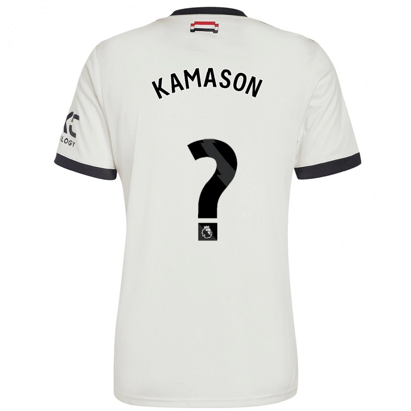 Danxen Heren Jaydan Kamason #0 Gebroken Wit Thuisshirt Derde Tenue 2024/25 T-Shirt