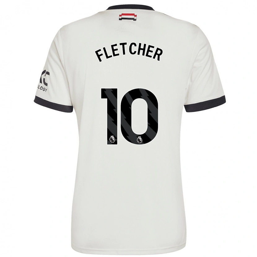 Danxen Heren Jack Fletcher #10 Gebroken Wit Thuisshirt Derde Tenue 2024/25 T-Shirt