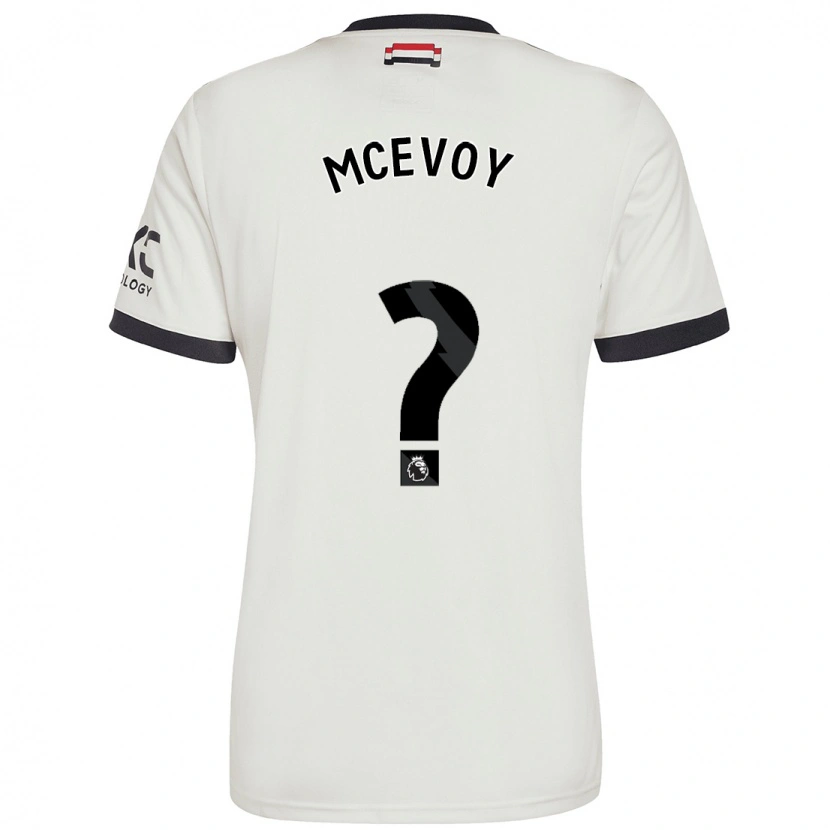 Danxen Heren Jay Mcevoy #0 Gebroken Wit Thuisshirt Derde Tenue 2024/25 T-Shirt
